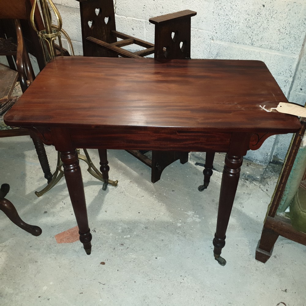 Victorian mahogany side table 
