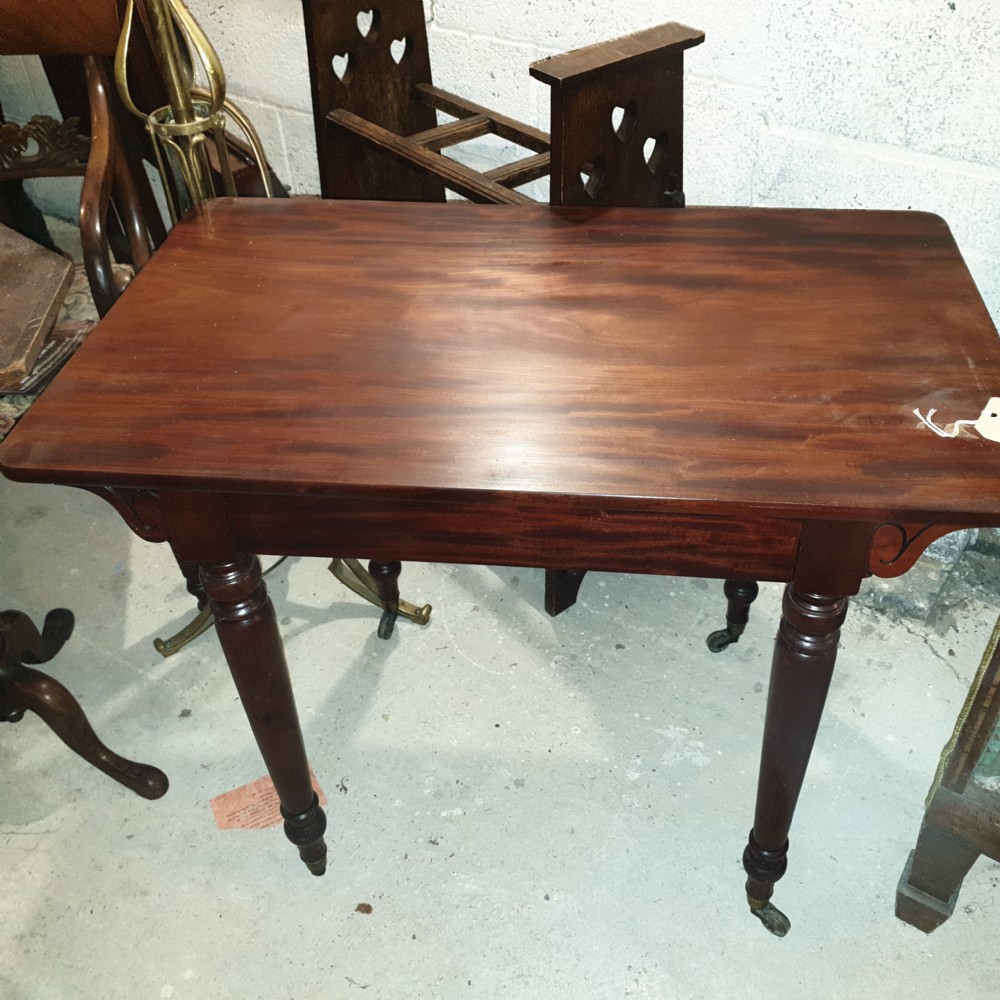 Victorian mahogany side table  View III