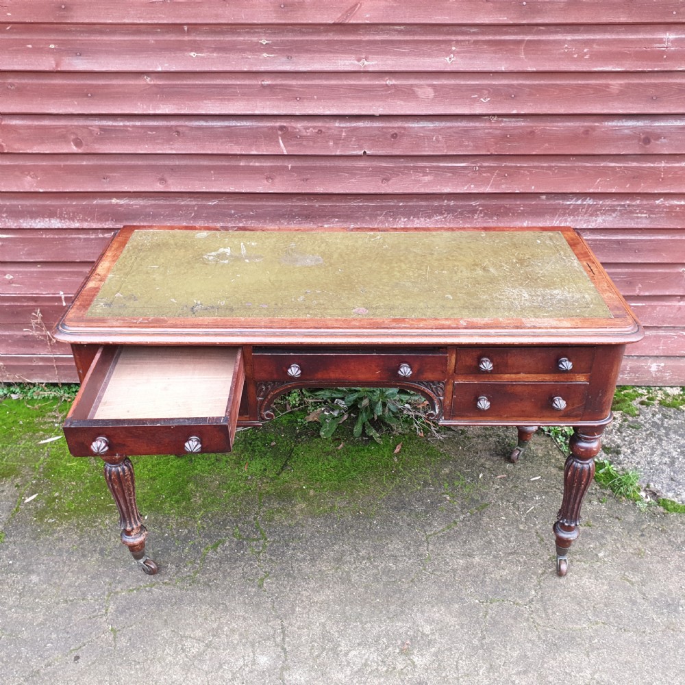 Victorian mahogany writing desk View IV