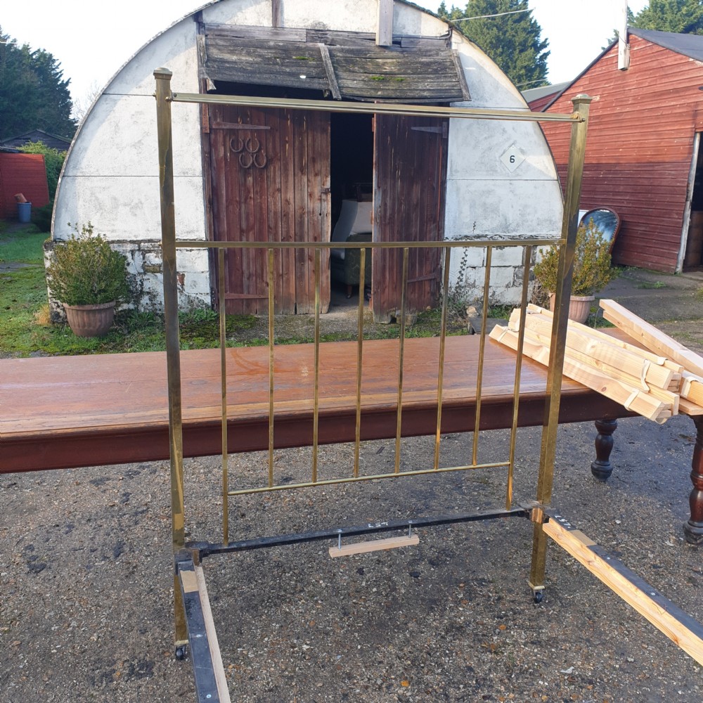 Edwardian brass double bed View V