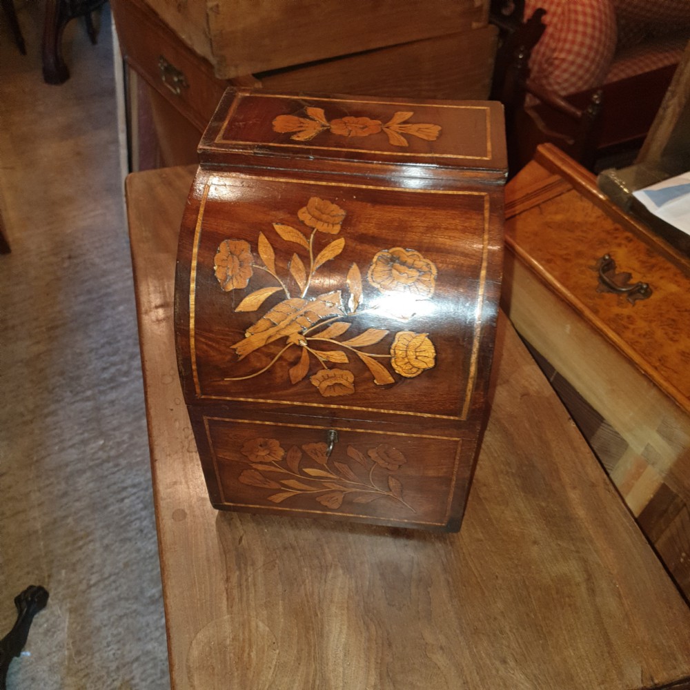 Inlaid 19th century Dutch marquetry box