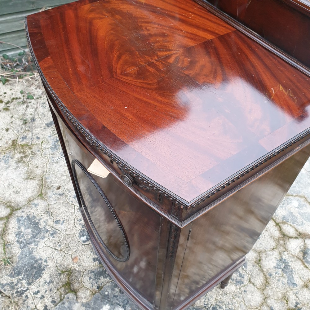 Edwardian mahogany fitted side cabinet  View III