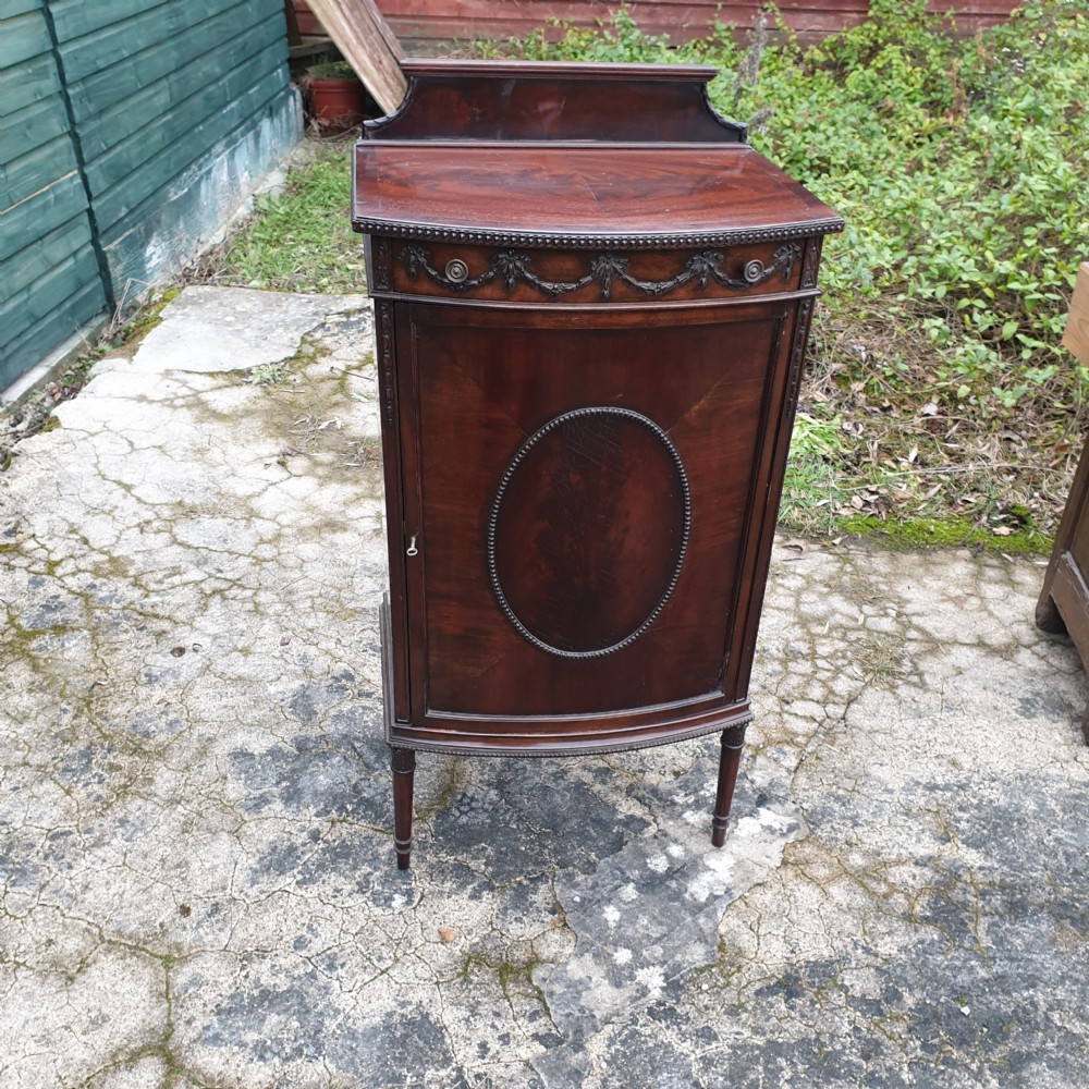 Edwardian mahogany fitted side cabinet  View VI