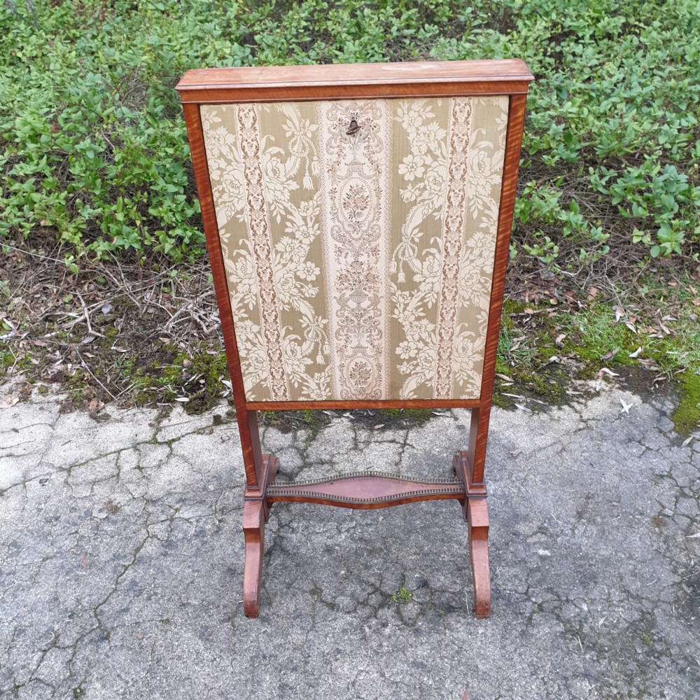 19th century satinwood ladys writing table screen.  View IV