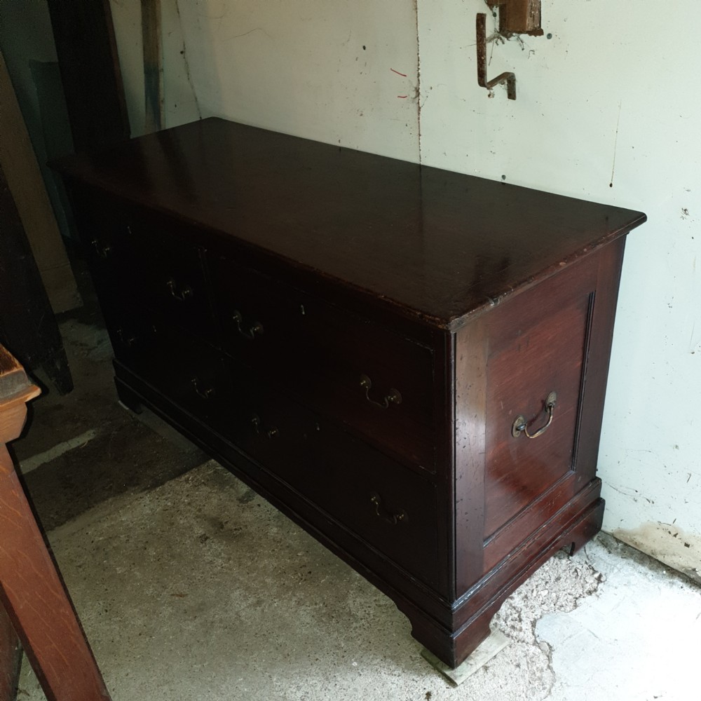 Victorian mahogany 4 drawer haberdashery shop cabinet  View II