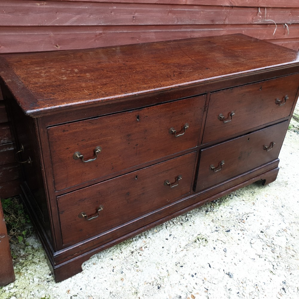 Victorian mahogany 4 drawer haberdashery shop cabinet  View V
