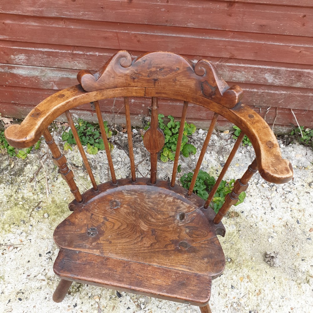19th century Welsh stick back chair View II