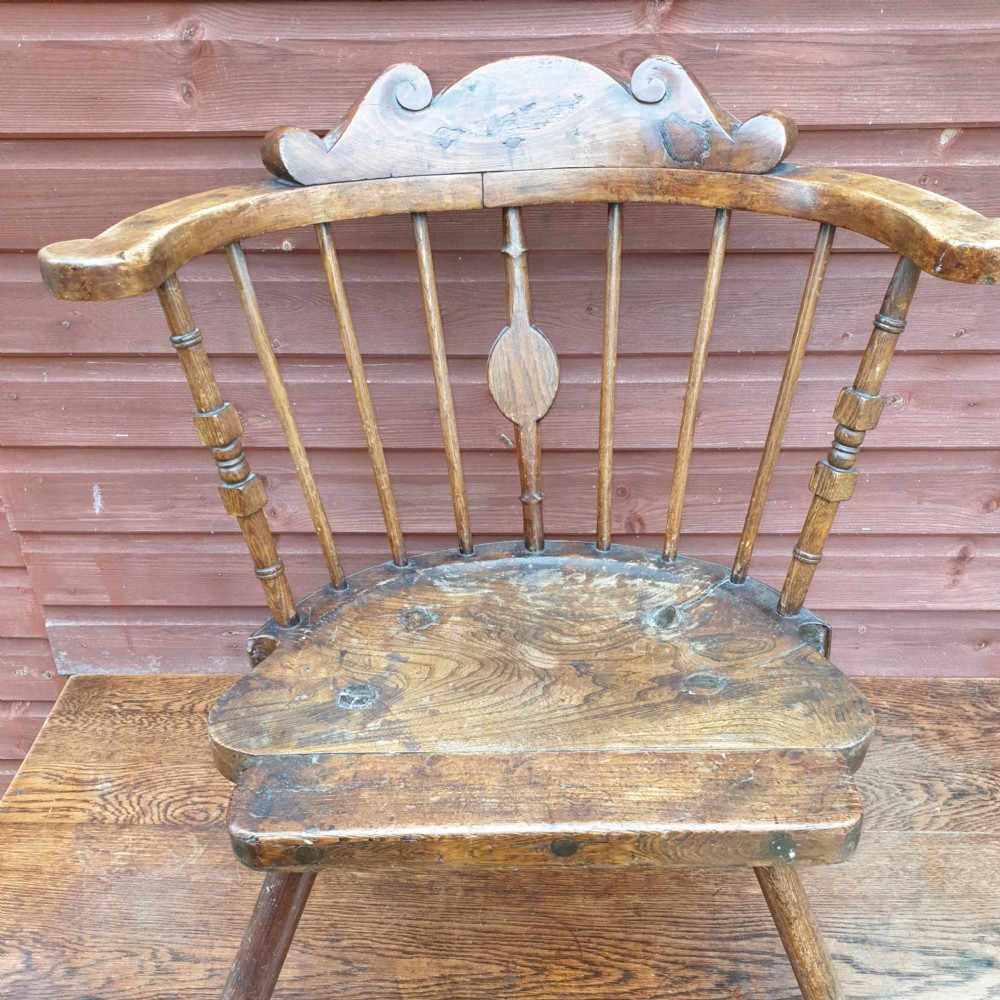 19th century Welsh stick back chair View III