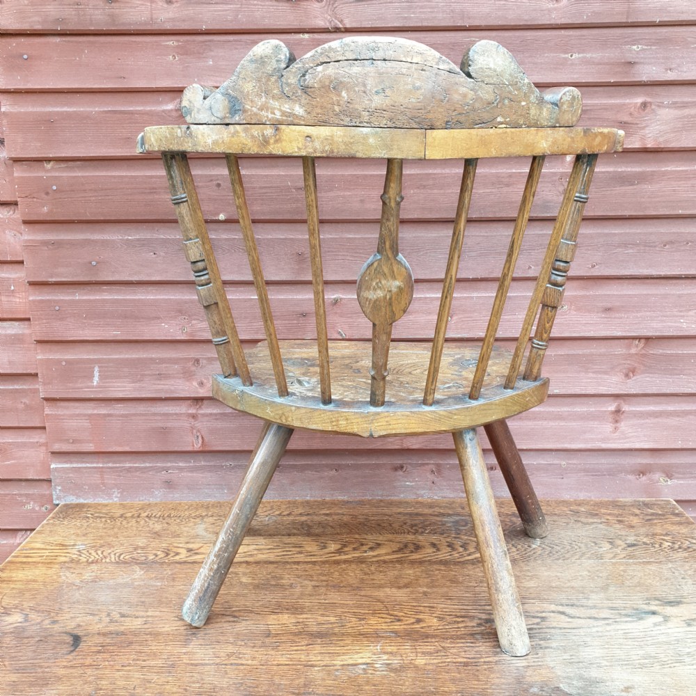 19th century Welsh stick back chair View IV