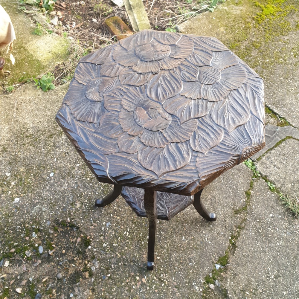 Early 20th century 2 tier Liberty's occasional table. 