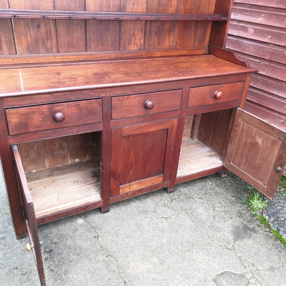 19th century 2 part farmhouse dresser  View V
