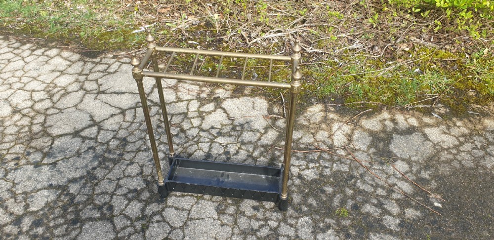 Brass stick and umbrella stand  