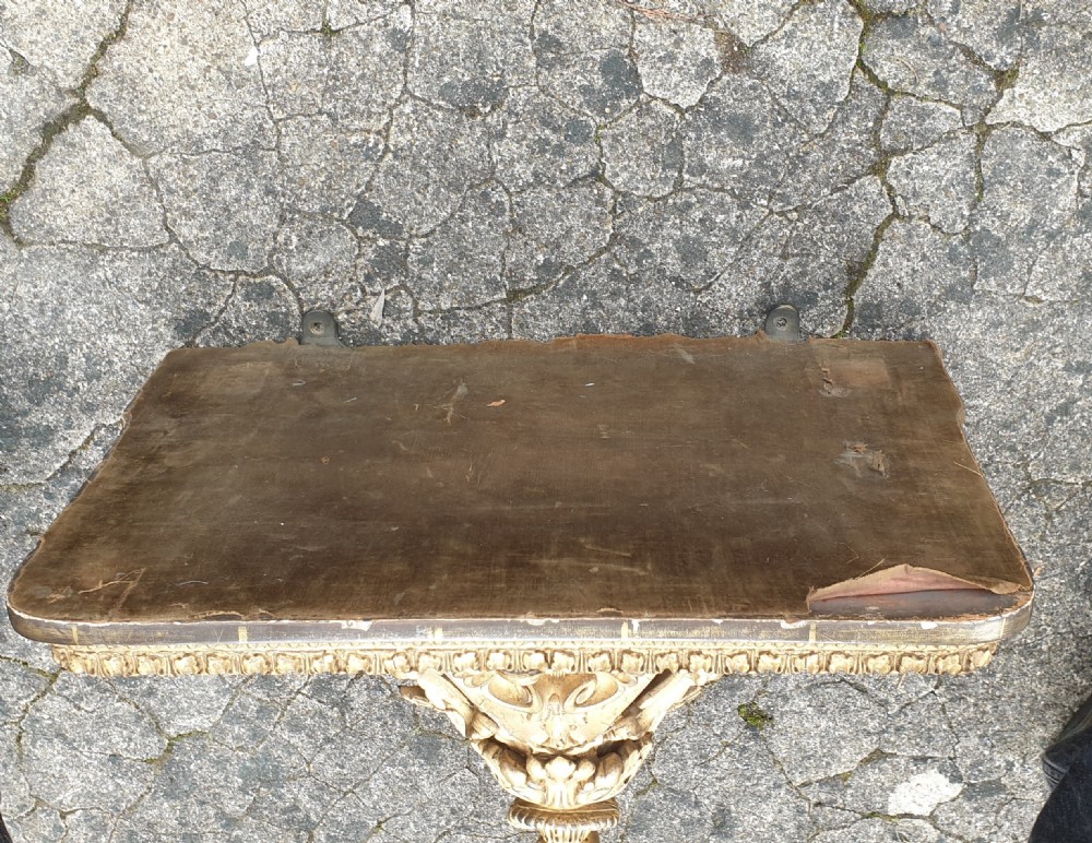 Large 19th century gilt clock wall bracket. View VI