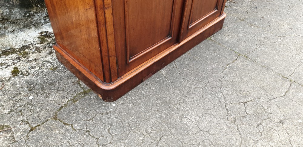 Victorian mahogany bookcase cabinet.  View VII