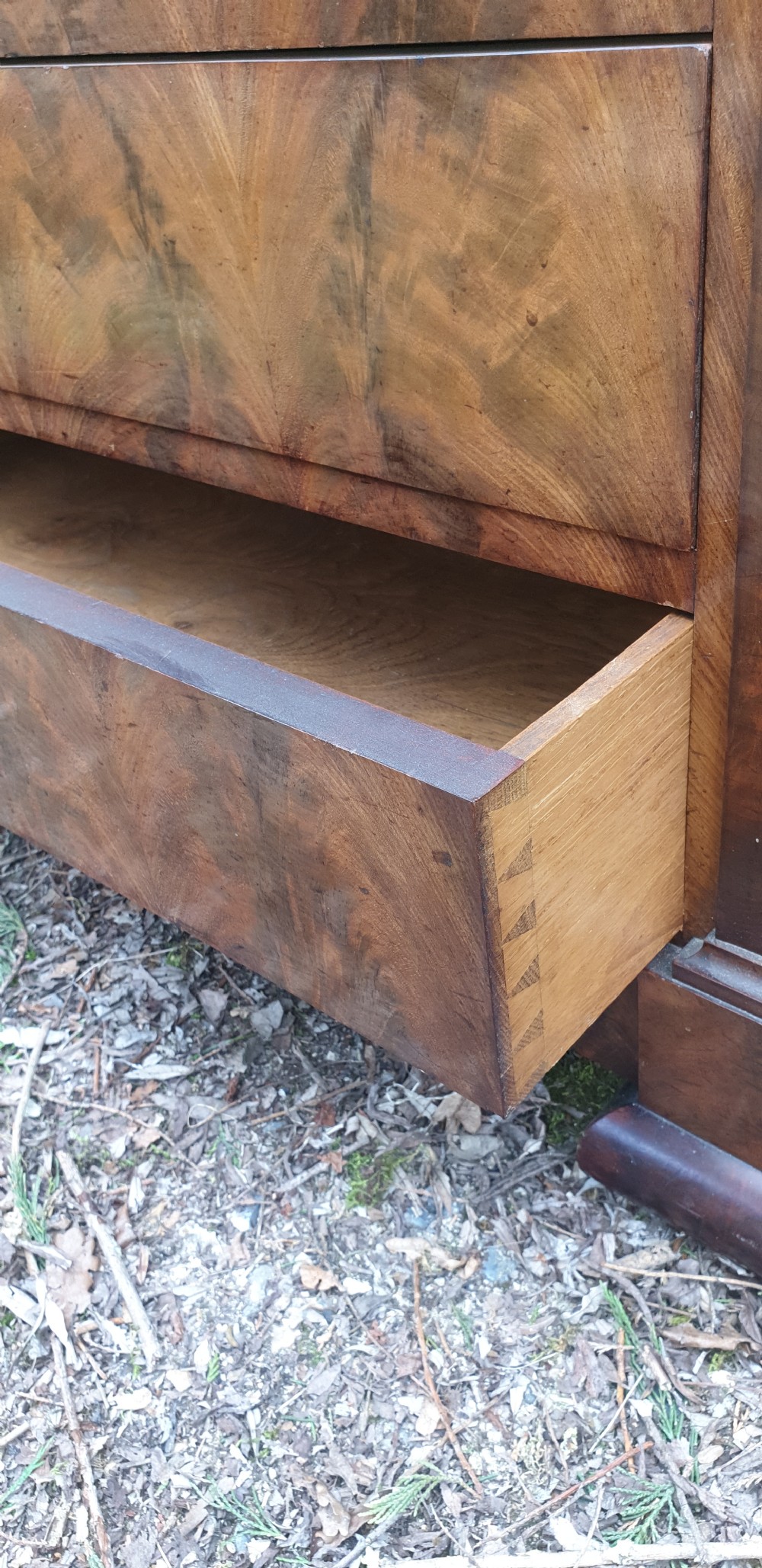 19th century mahogany secretaire writing desk.  View III