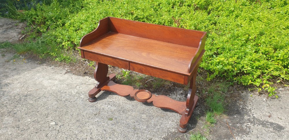 Mid Victorian mahogany hall table. 