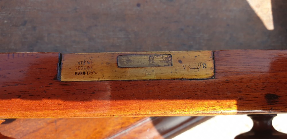 Victorian mahogany pedestal desk  View VII