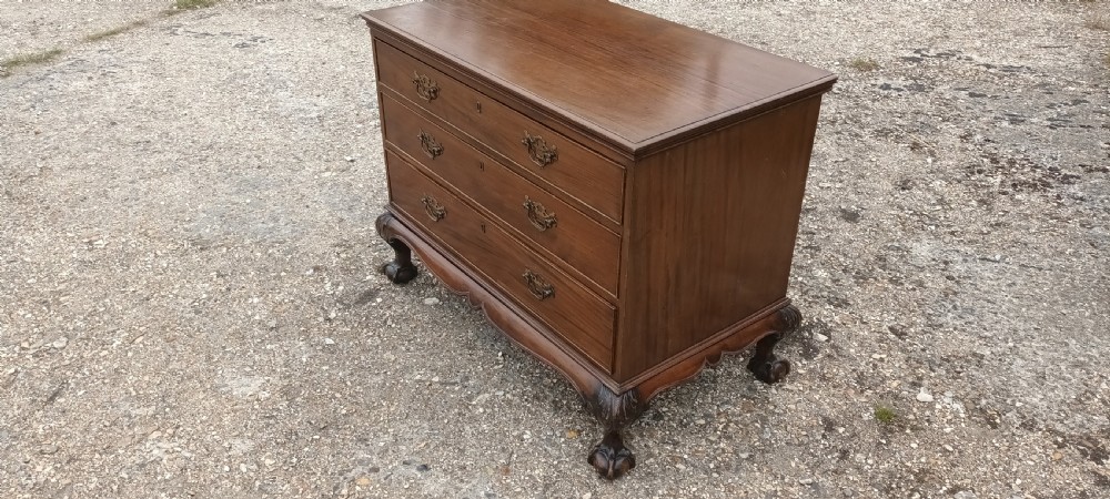 Scottish chest of 3 L drawers with makers stamp. View VII