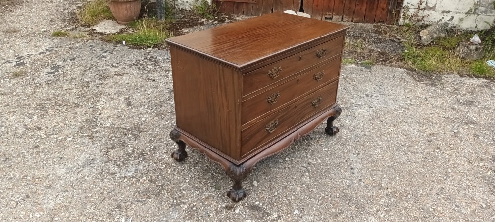 Scottish chest of 3 L drawers with makers stamp. View VIII