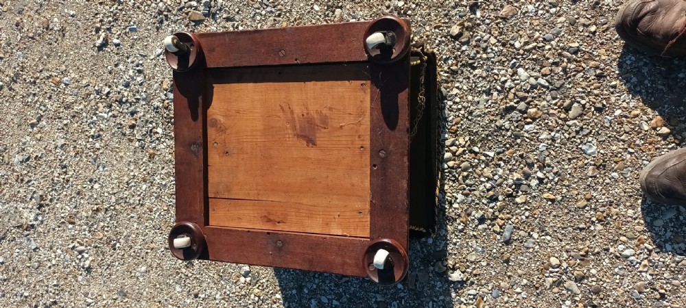 Victorian box seat stool View V