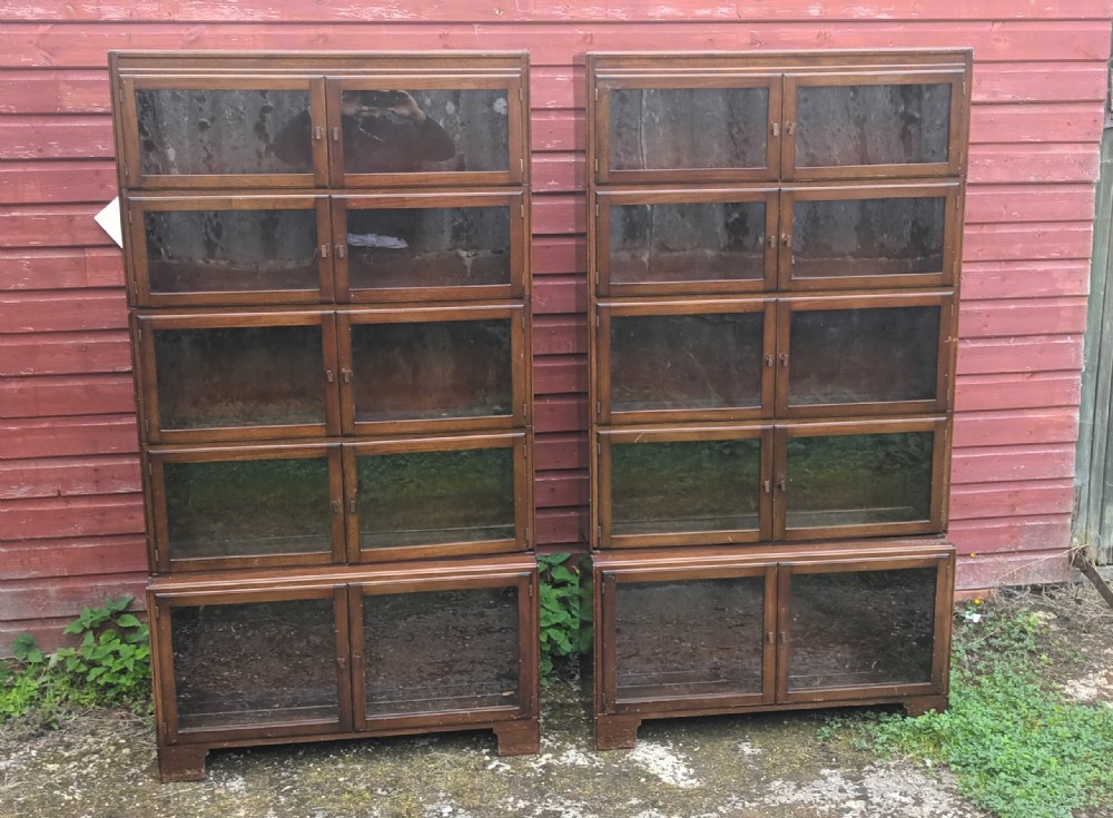 Pair of Mahogany Minty Bookcase cabinets.