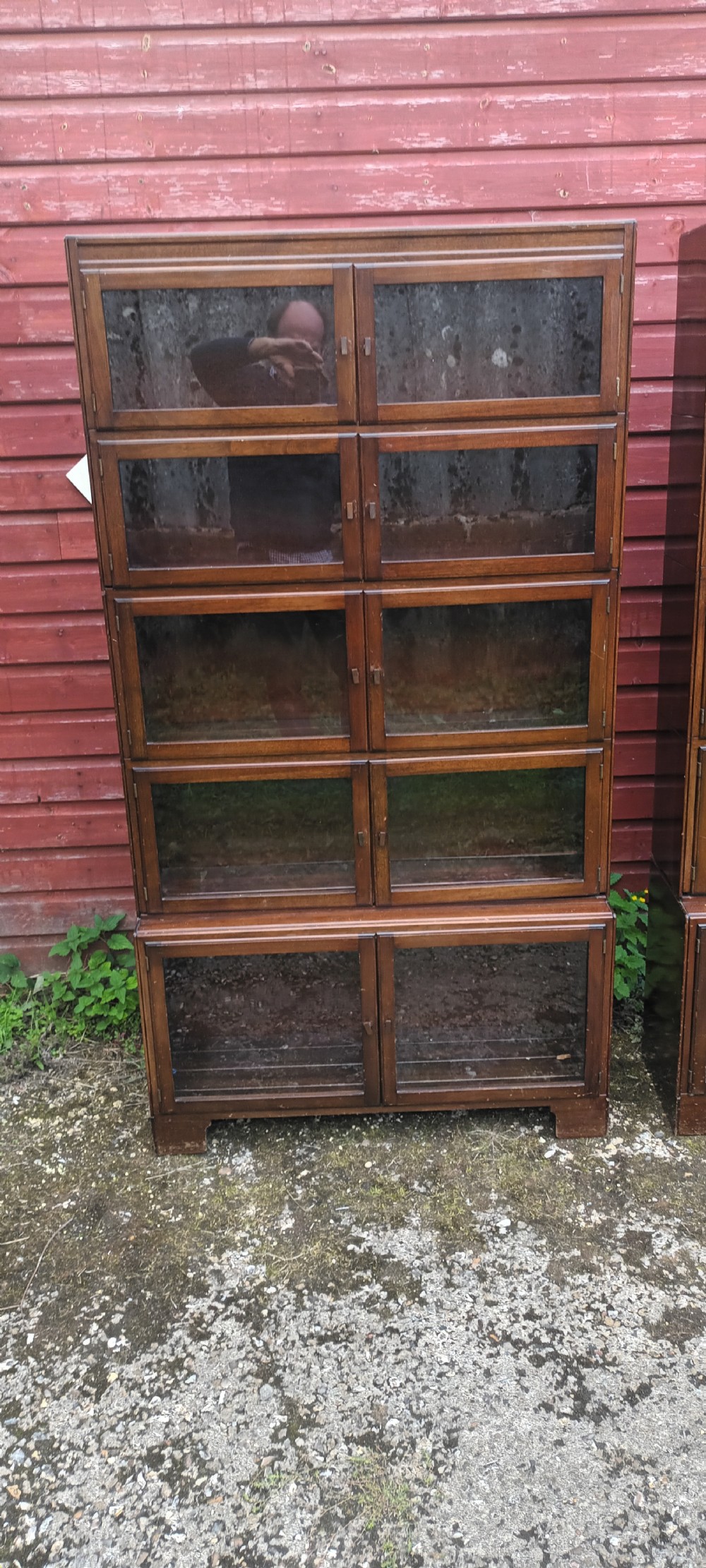 Pair of Mahogany Minty Bookcase cabinets. View II