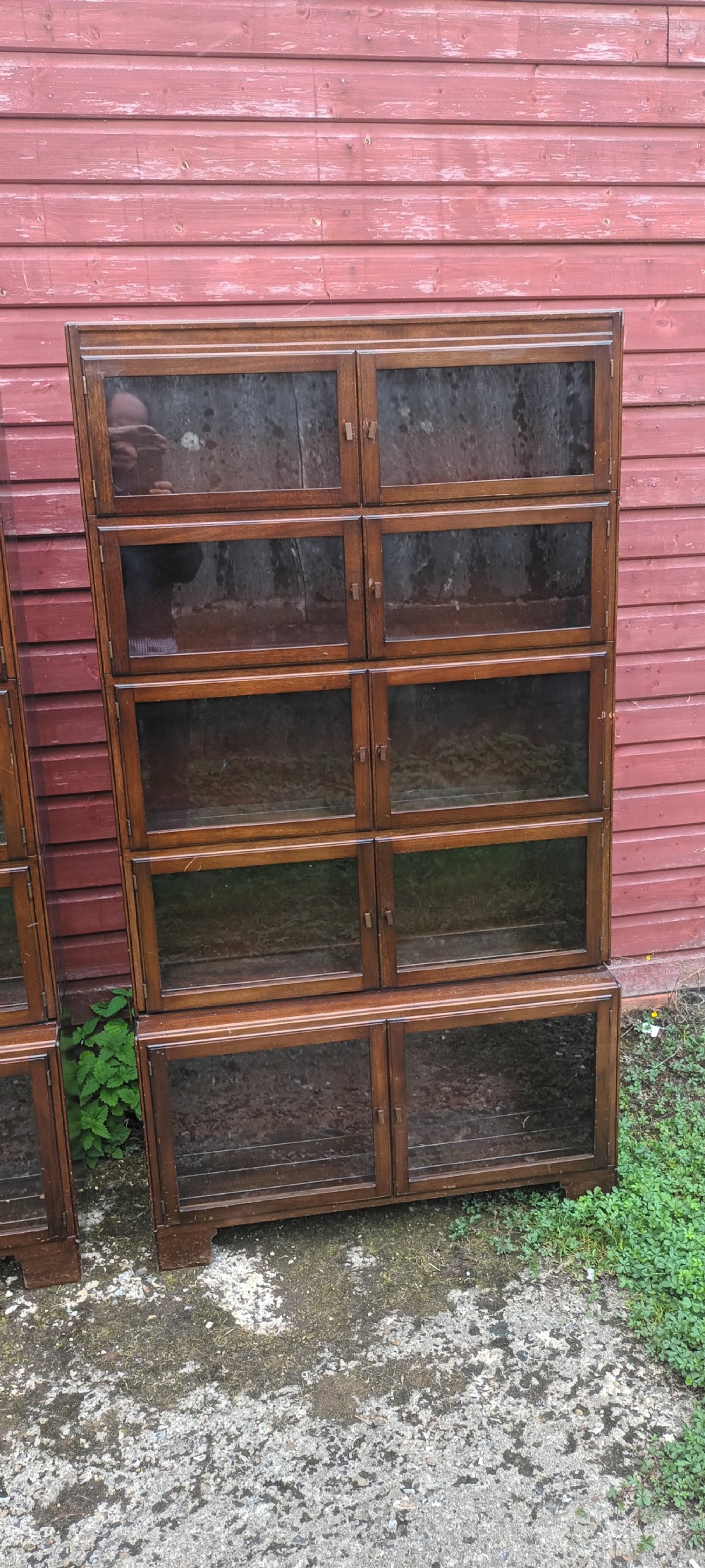 Pair of Mahogany Minty Bookcase cabinets. View III