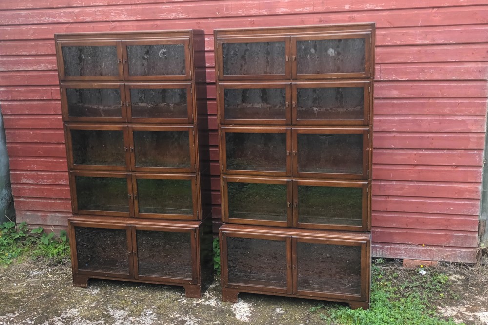 Pair of Mahogany Minty Bookcase cabinets. View VI