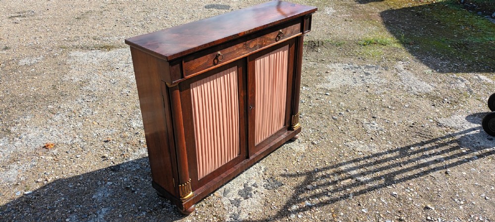 Regency rosewood 2 door side cabinet.  View III