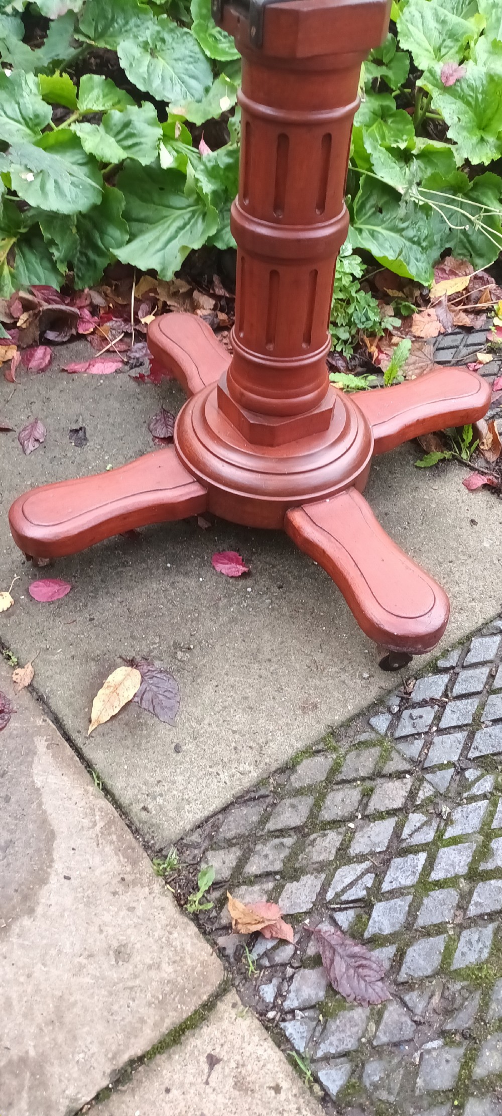 Late Victorian adjustable Carters reading table.  View VII