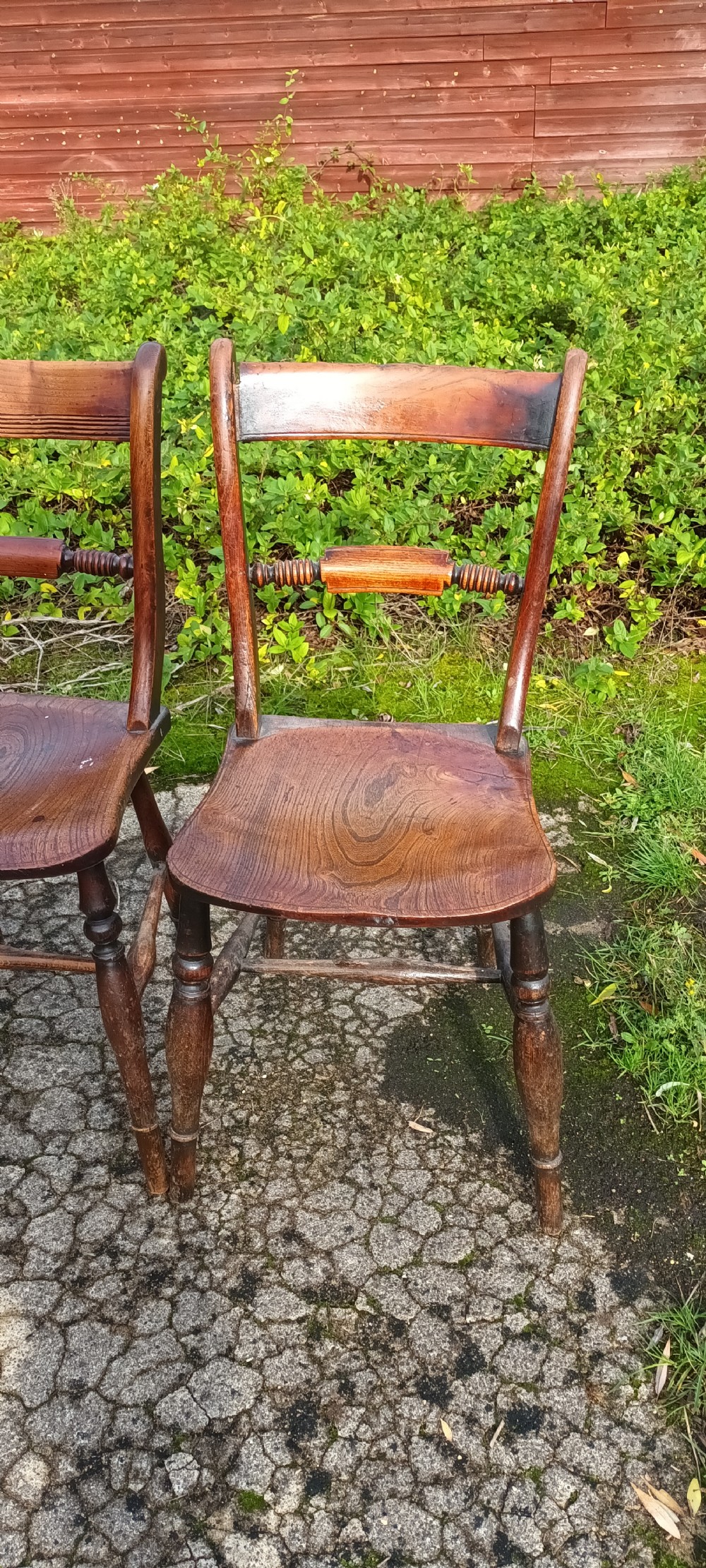 Matched set of 4 Windsor chairs. View III