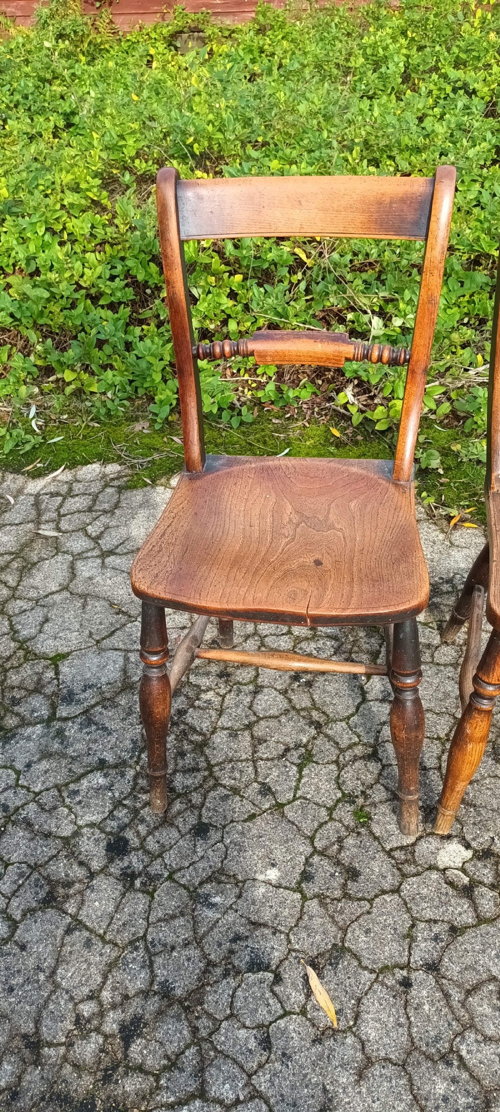 Matched set of 4 Windsor chairs. View IV
