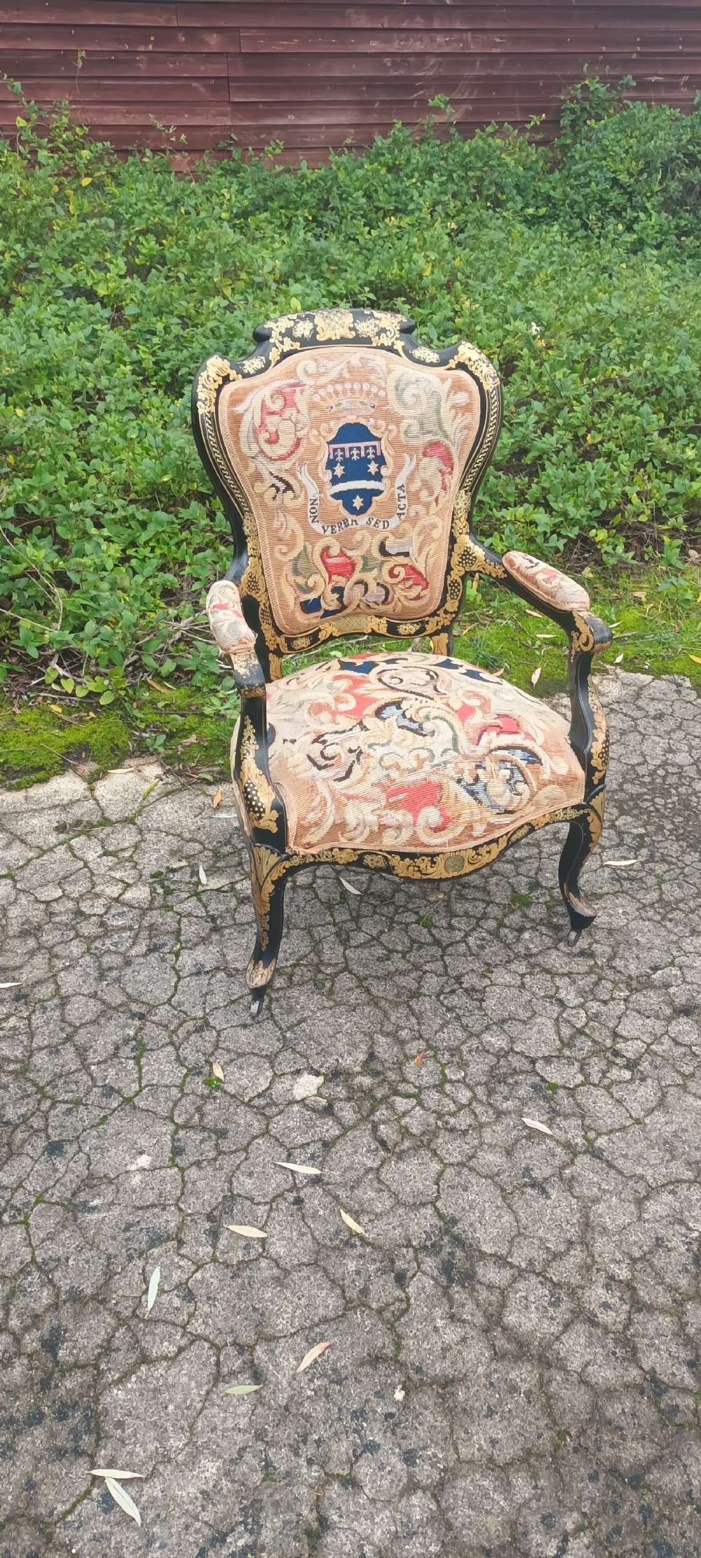 19th century decorative armchair 
