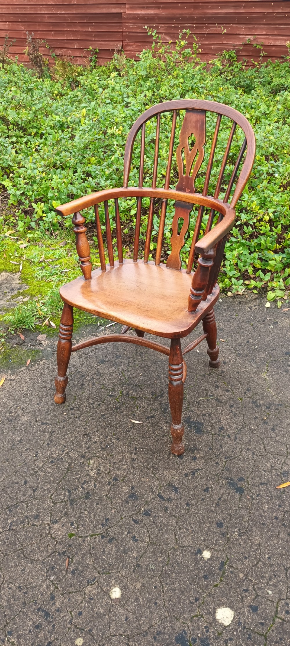 Victorian Windsor armchair. 
