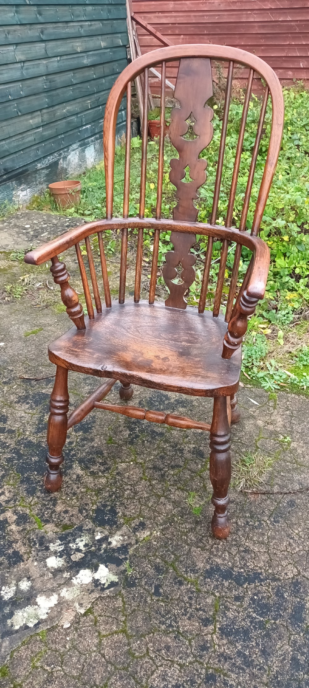 Victorian Windsor armchair with 