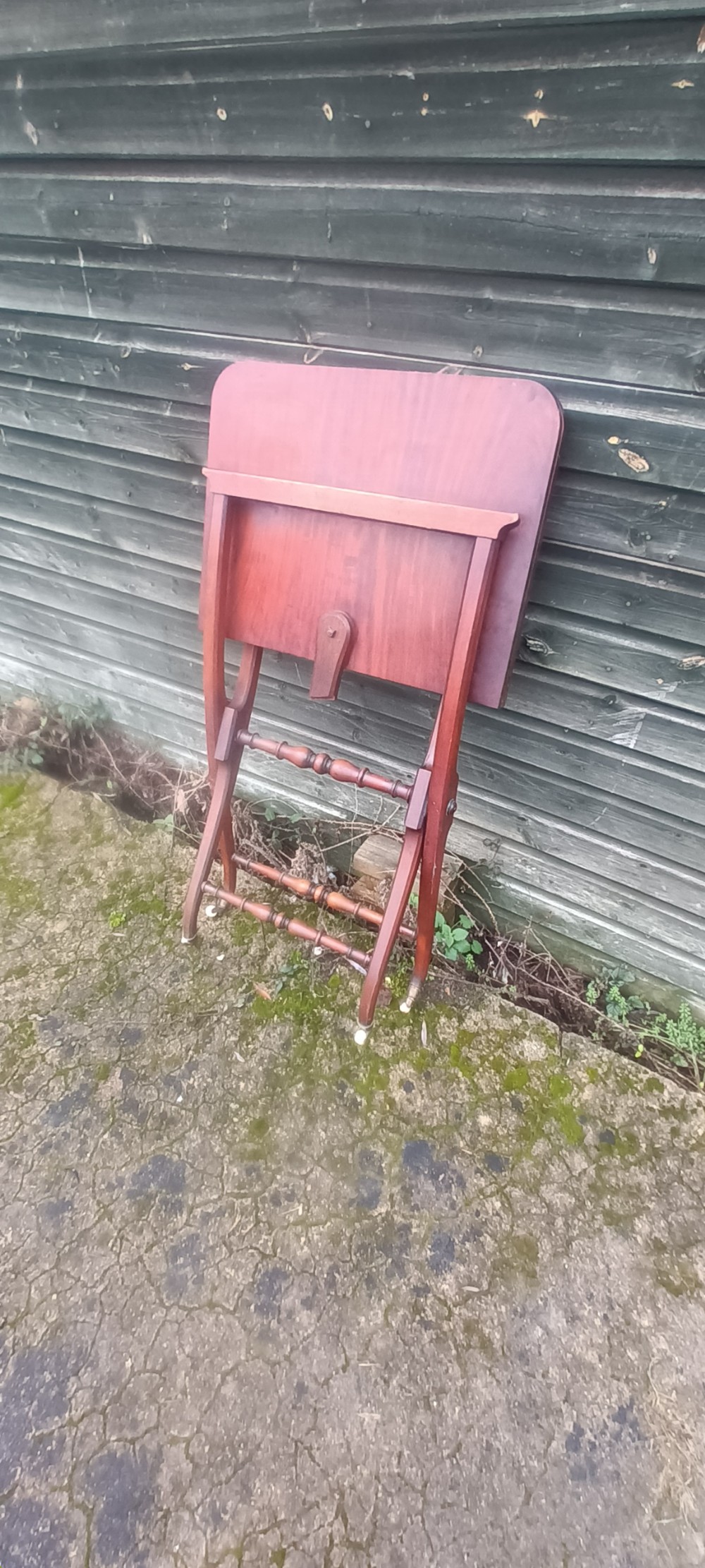 Mahogany folding Coaching table  View VI
