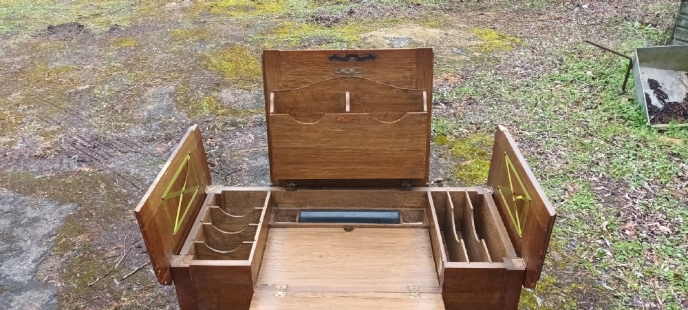 Edwardian lady's writing table.  View II