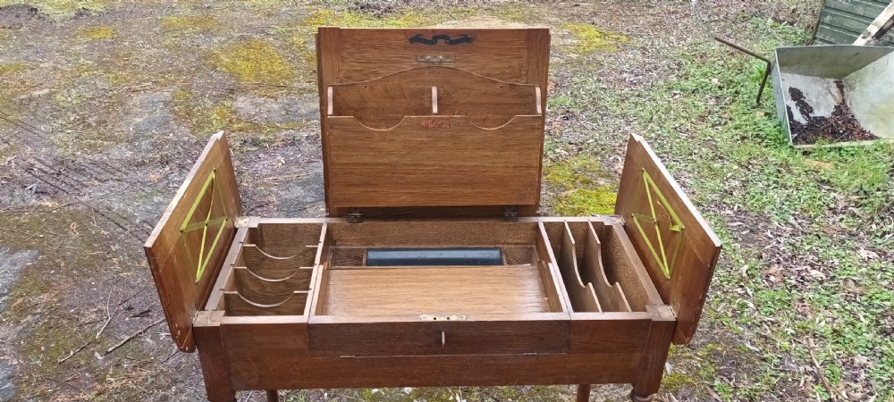 Edwardian lady's writing table.  View IV