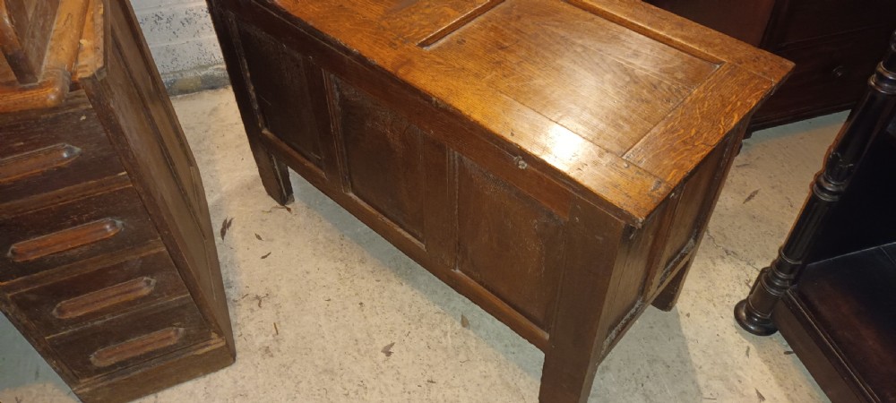 18th century Oak panelled coffer View IV