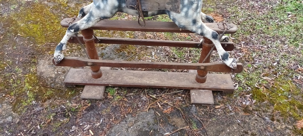 Early 20th century carved rocking horse View IV