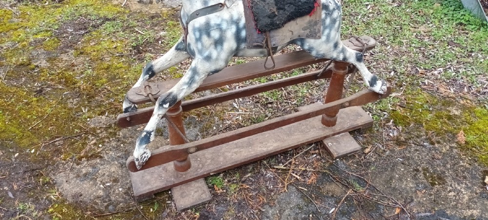 Early 20th century carved rocking horse View VI