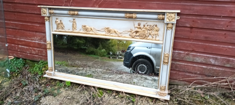 Decorative Regency  style overmantel mirror View V