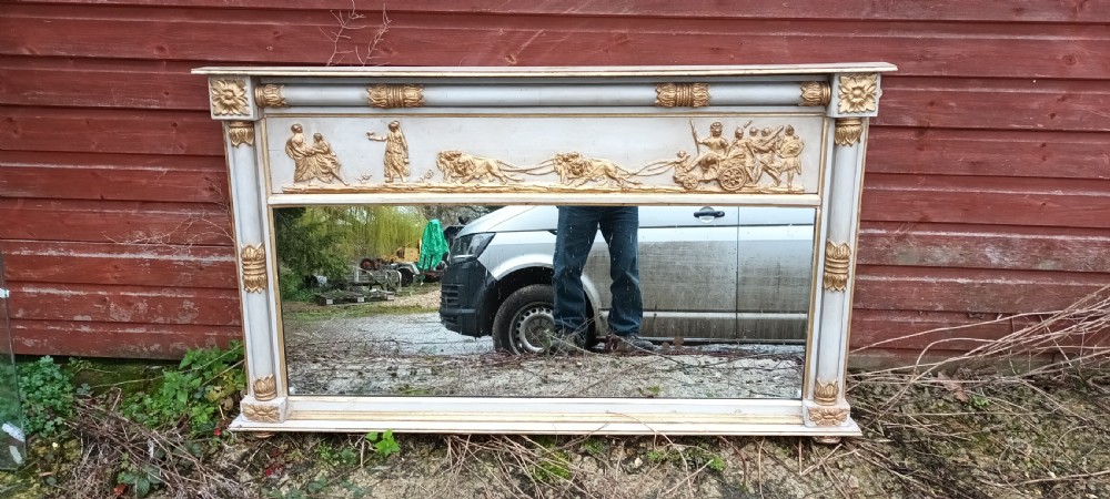 Decorative Regency  style overmantel mirror View VI