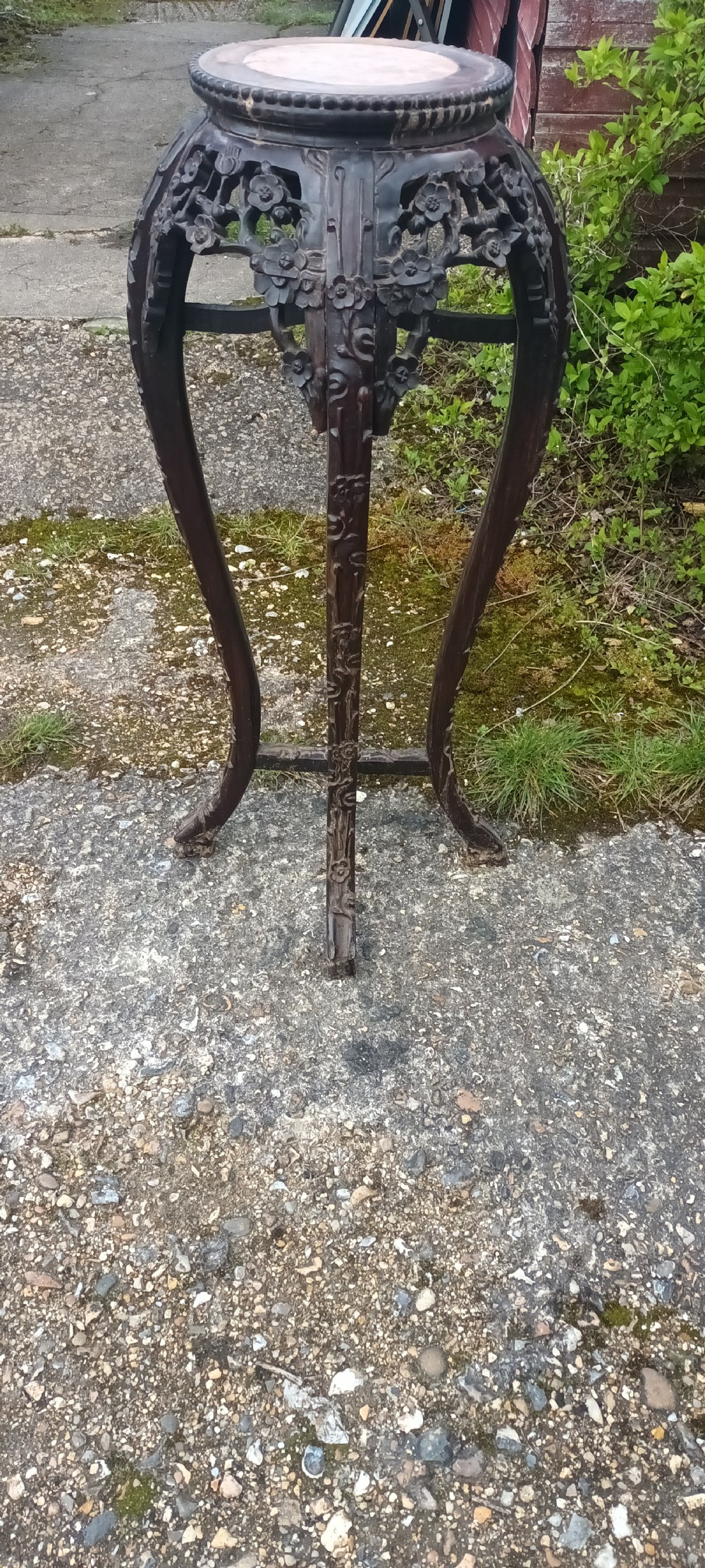 Carved Chinese stand View II