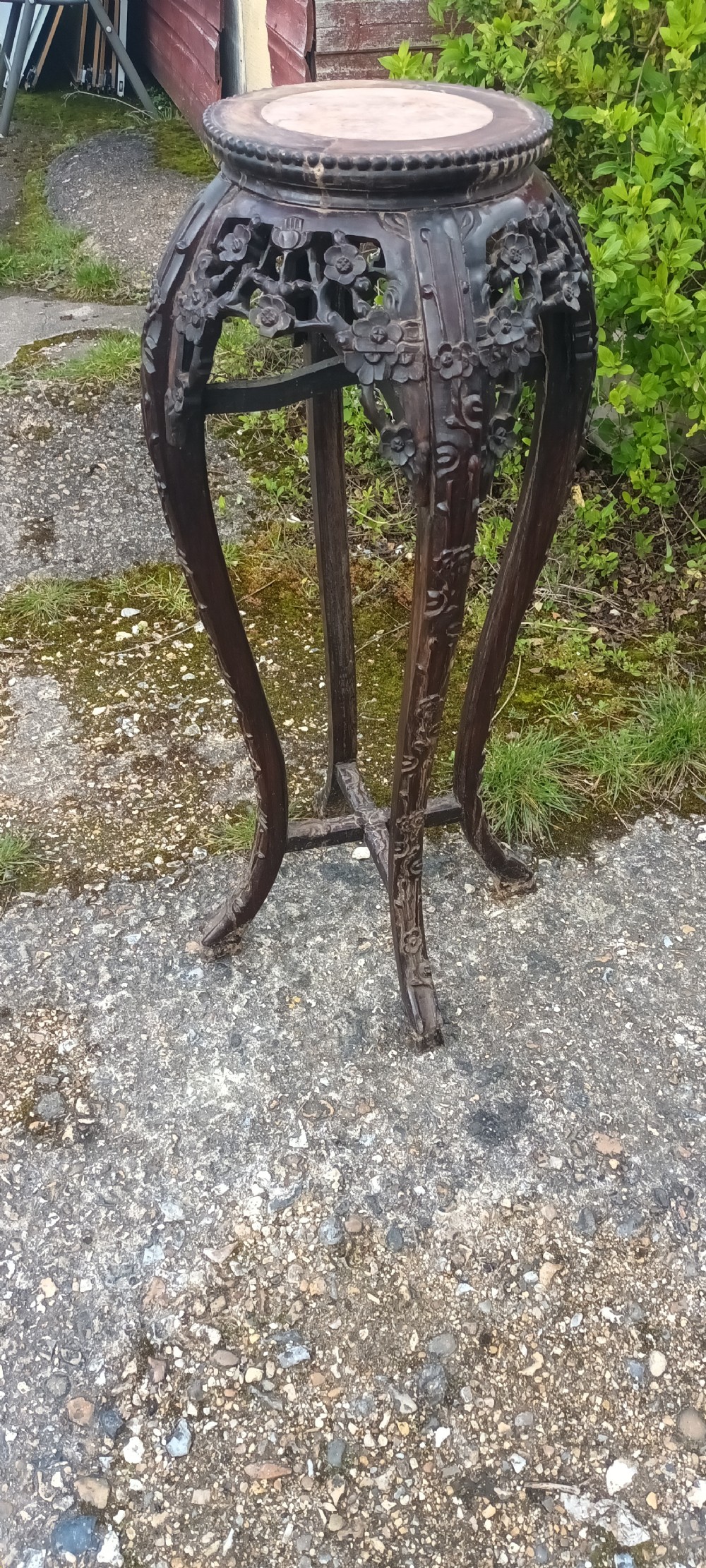 Carved Chinese stand View III