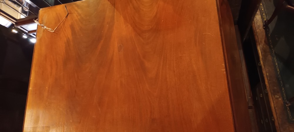 Mahogany free standing sofa table. View IX