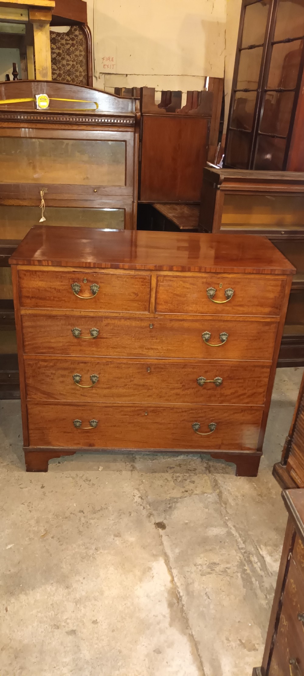 Practical Regency mahogany chestcof drawers. View II
