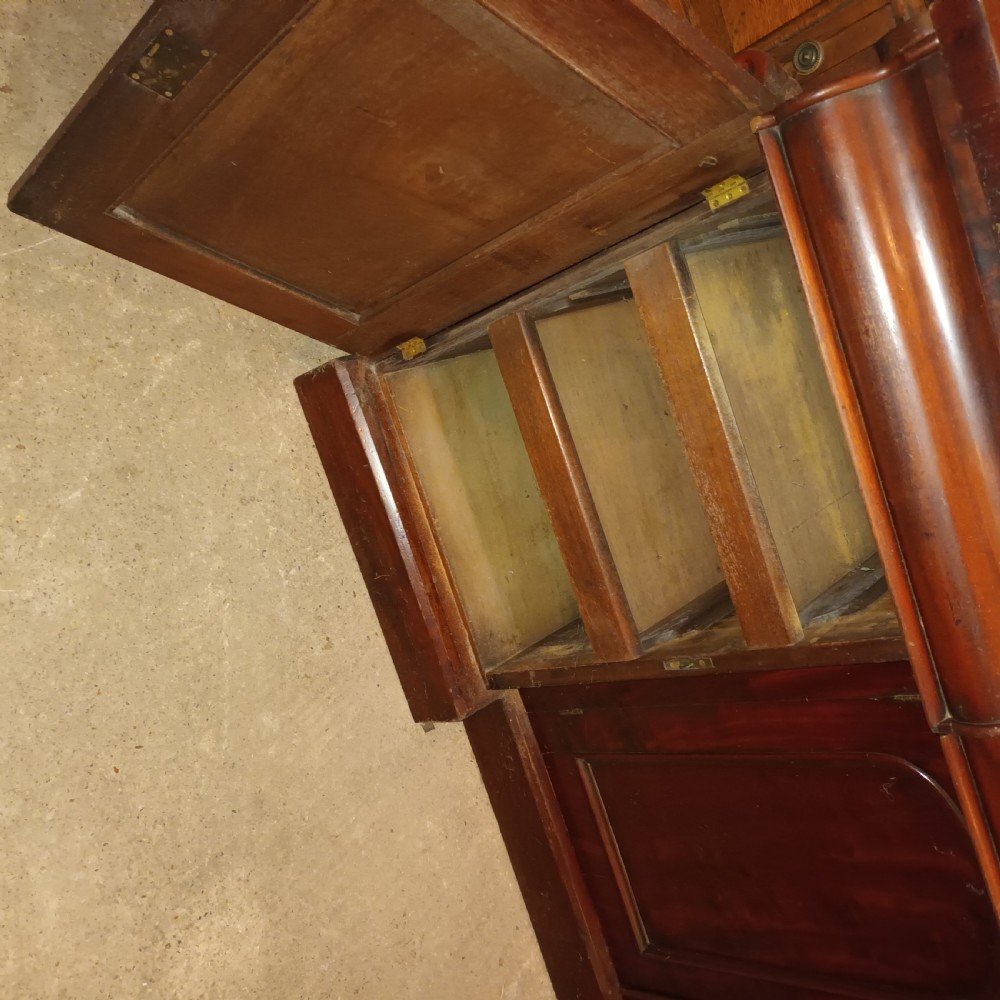 Mid Victorian mahogany mirror backed sideboard.  View X