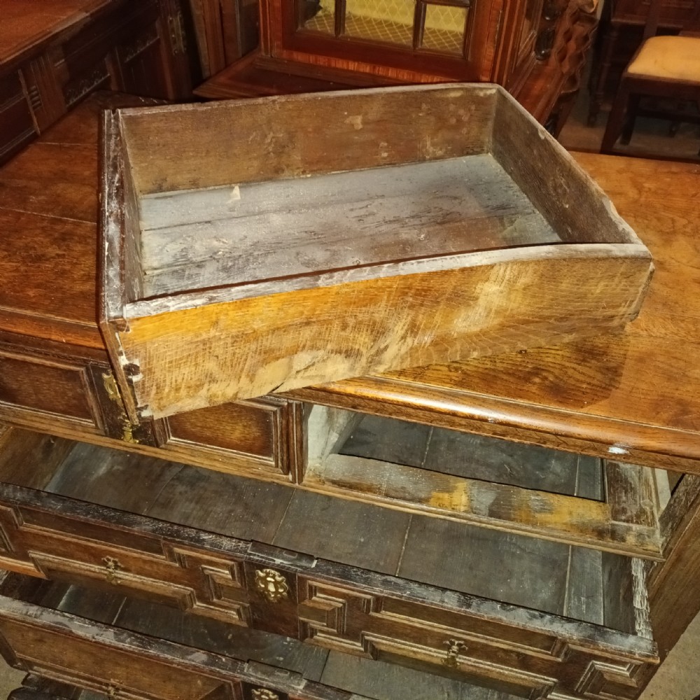 17th century oak chest of drawers. View VIII