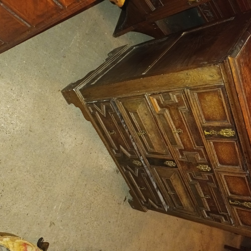 17th century oak chest of drawers. View XII